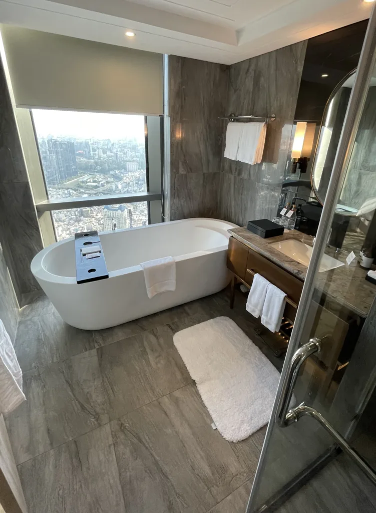 Landmark 81 hotel suite bathroom