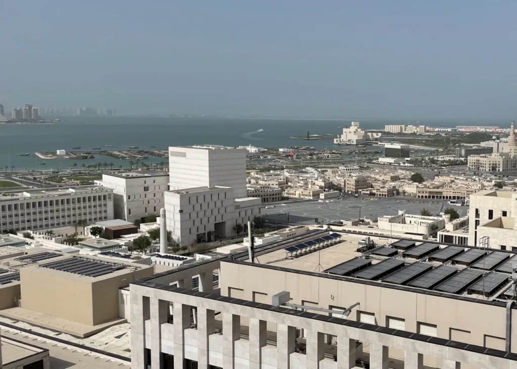 Balcony view Diplomatic Suite Park Hyatt Doha