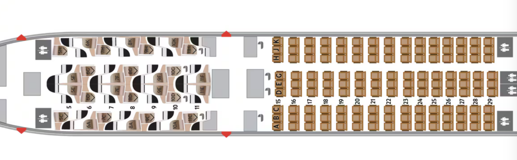 Seatmap Etihad 787-9