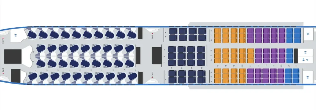 Seat Configuration KLM 787-10