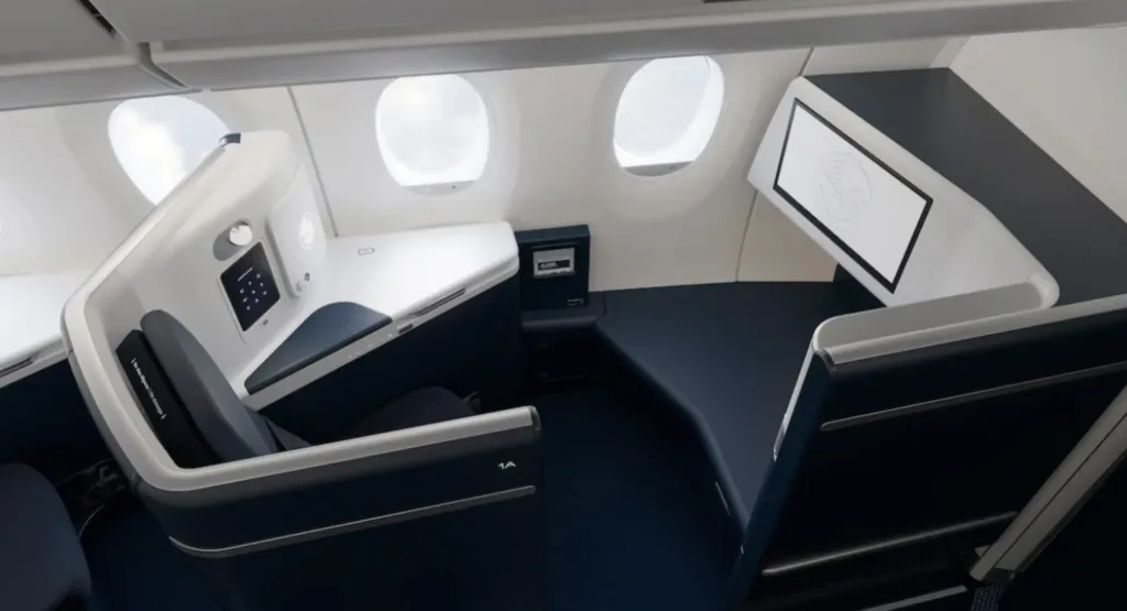 Air France A350 Business Class bulkhead seat