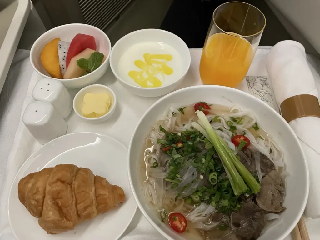 Breakfast Vietnam airlines