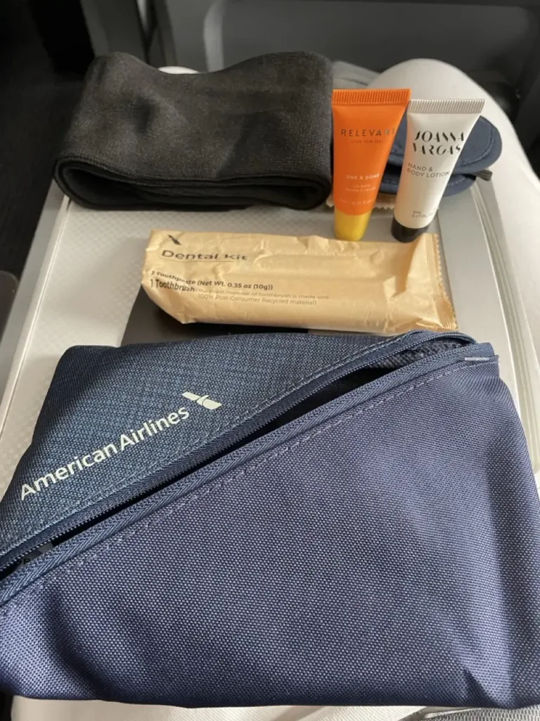 American Airlines Premium Economy Amenity Kit