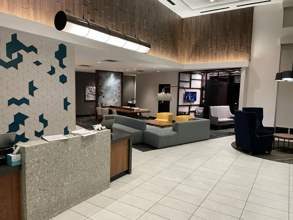 Reception Area Hyatt Place Austin Airport