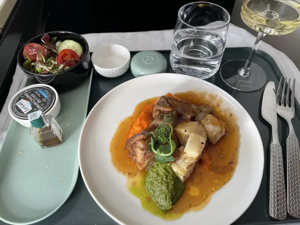 Shortribs Etihad Business Class