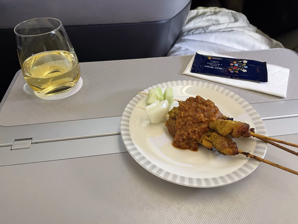 Satay Singapore Airlines Business Class