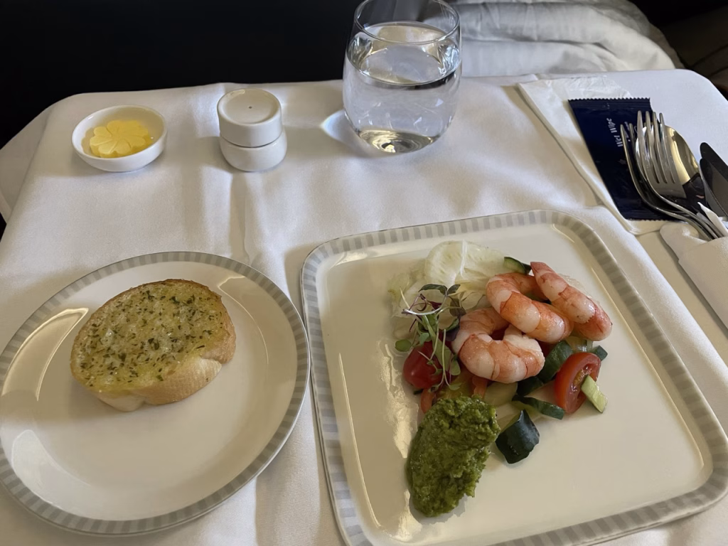 Appetizer Singapore Airlines Business Class