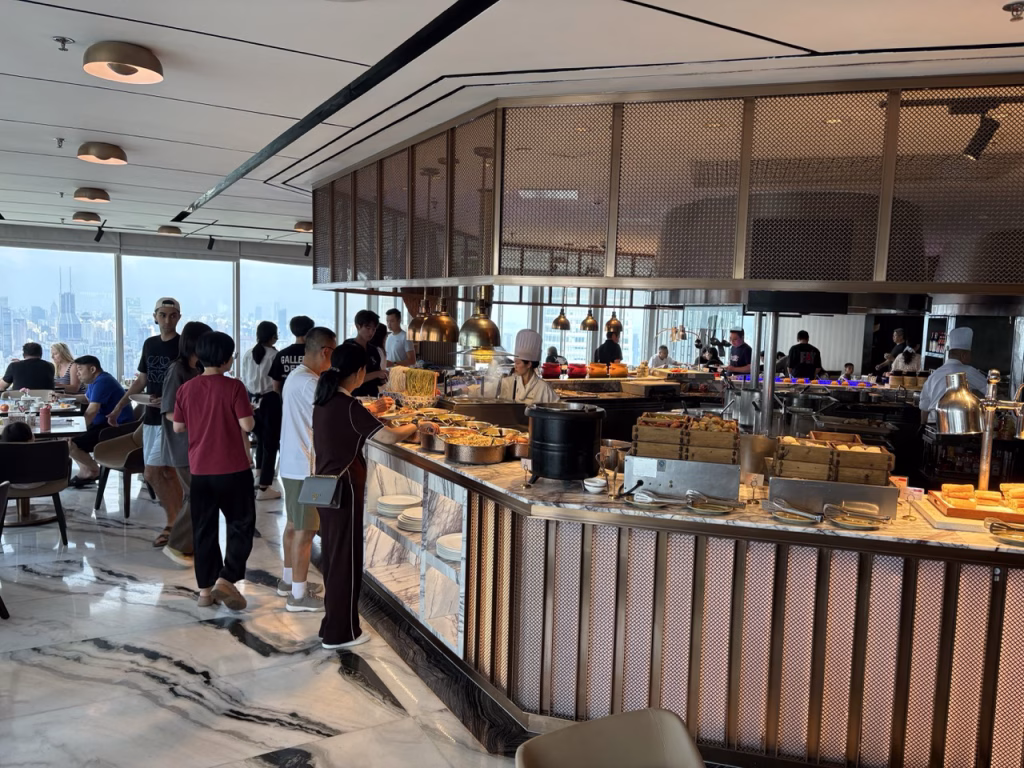 Breakfast area Grand Hyatt Shanghai